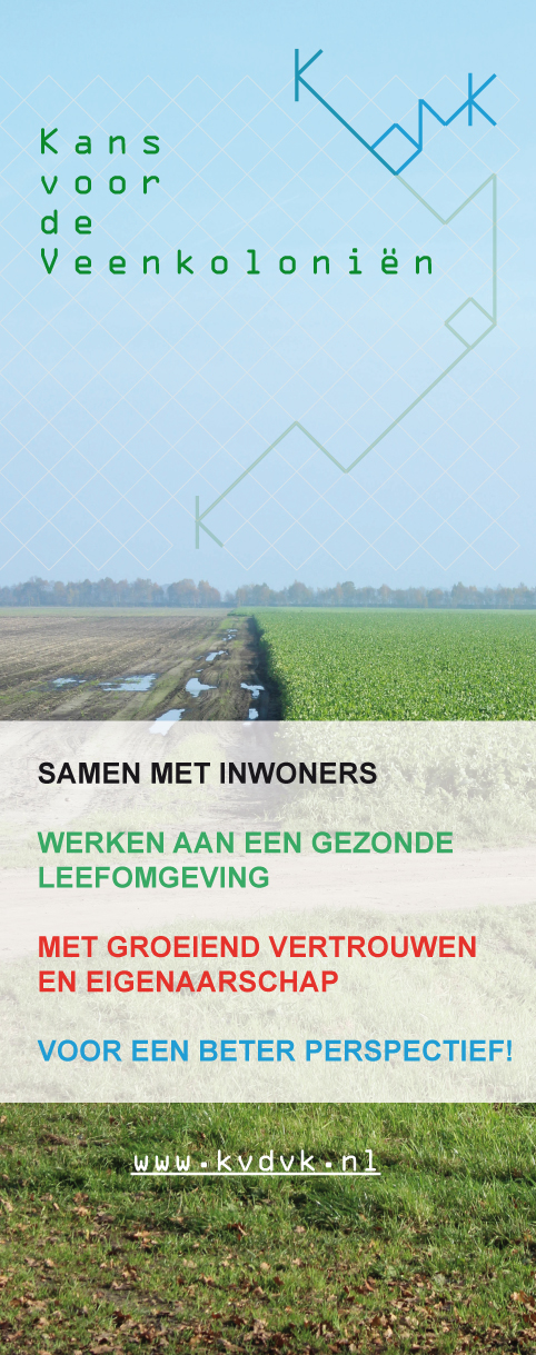 Roll-up banner Kans voor de Veenkoloniën