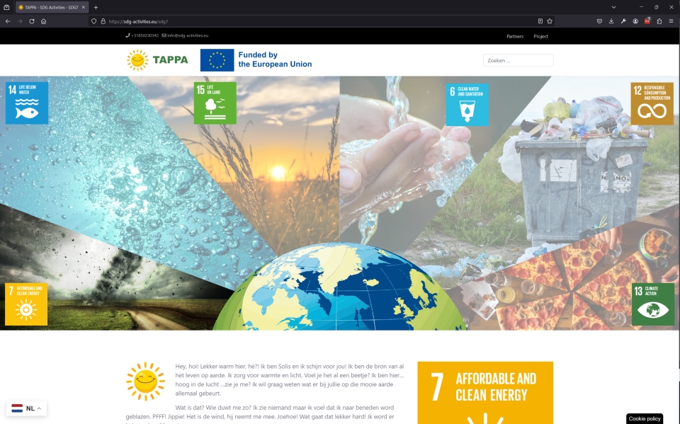 246.005 tappa website custom navigation header