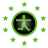 Logo Waarmerk Drempelvrij met 10 sterren